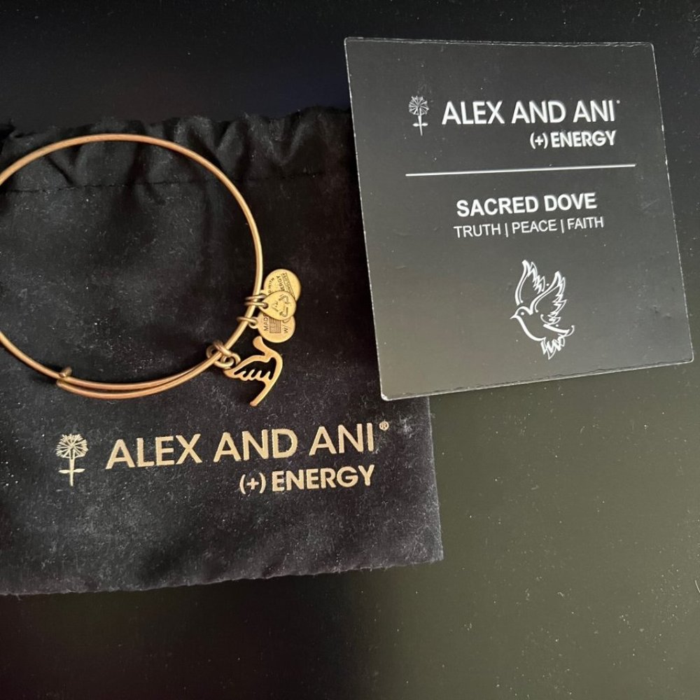 Alex and Ani Sacred Dove Bracelet